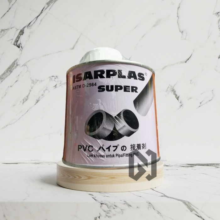 

Lem Pipa PVC Isarplas Kaleng / Lem Paralon Isarplas Kuas 400gr