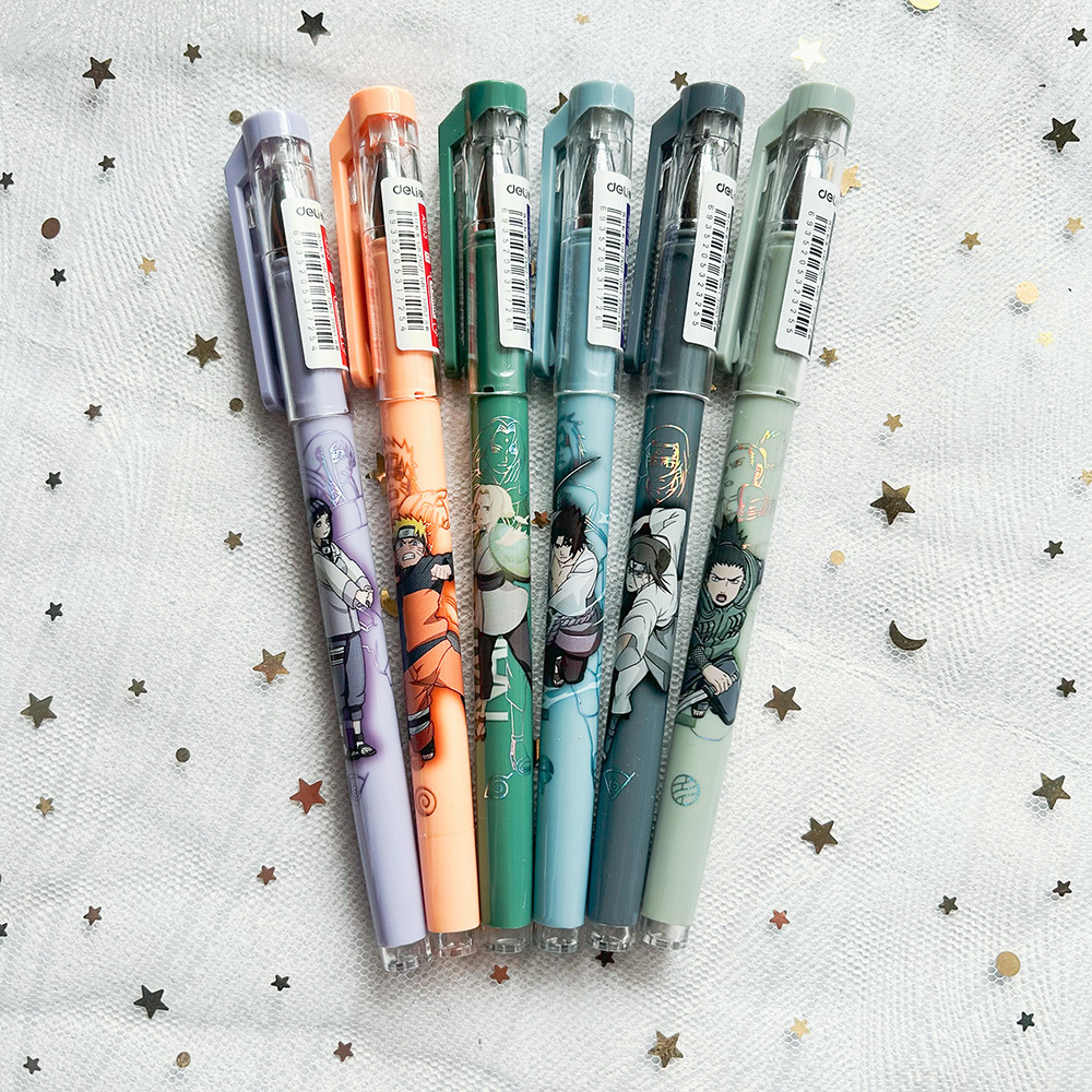 

2 PCs Kawaii Gel Pens School Items Japanese Stationery Supplies Teacher Office Accessories Pen Refill Blue Pen Red Stationary