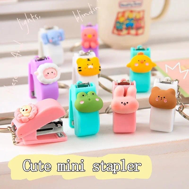 

Cute Mini Stapler Portable Staple Students Paper Binder Stationery School Office Supplies cute Stapler Binding tools