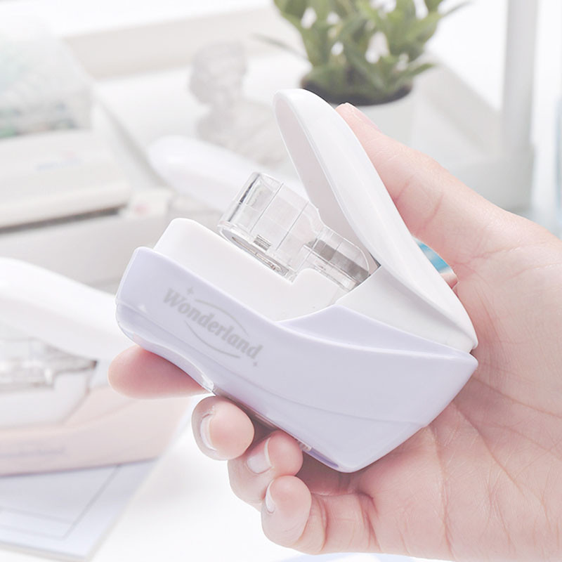 

MINI Stapleless Stapler Book Paper Stapling Stapler Safe Portable No Staples Stapler DIY Paper Binding School Office Supplies