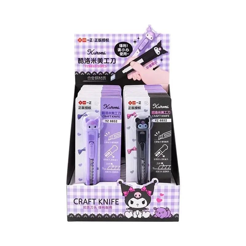 

Iigen Kuromi Cute Cartoon Art Cutter Box Cutter Wrapping Stationery School Office Supplies Snap Off Cutters Wholesale Portable
