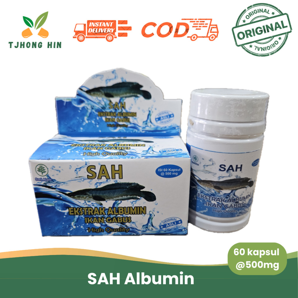 SAH Albumin / Kapsul Ekstrak Albumin / Ikan Gabus - Original