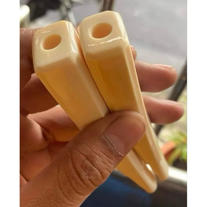 once tulsap pipa tulang sapi model KOTAK 12 cm mirip gading afrika sangat ENAK