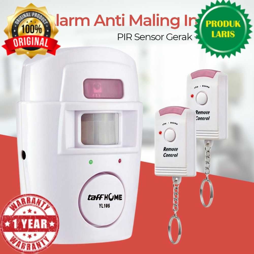 Alarm Anti Maling Sensor Gerak Lemari Smart Untuk Security Infrared Toko Pintu Motion Remot Remote T