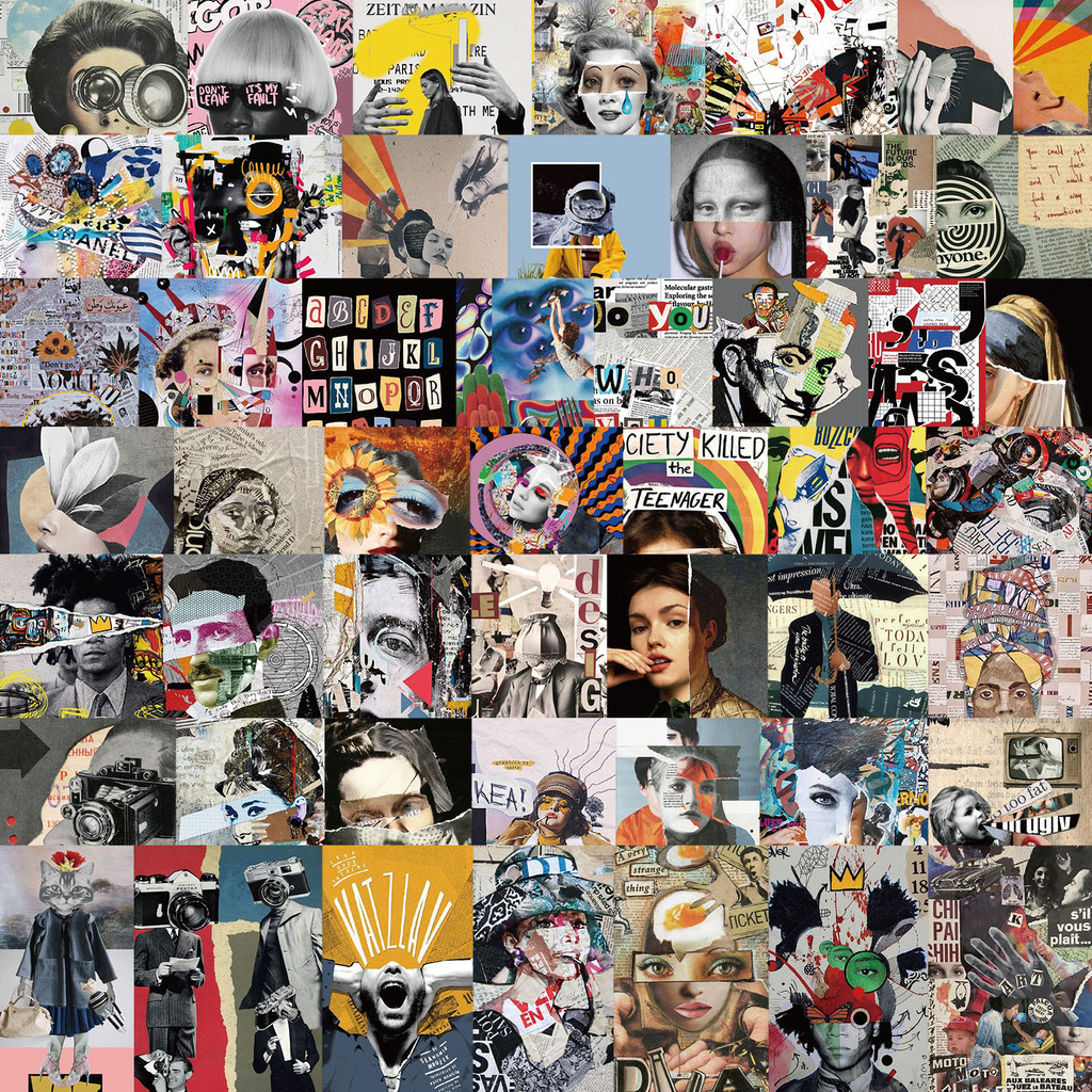 

50pcs Modern Art Aesthetic Stickers Phone Case Skateboard Scrapbook Car Laptop Fridge Guitar Luggage Sticker Kid Toy Gift