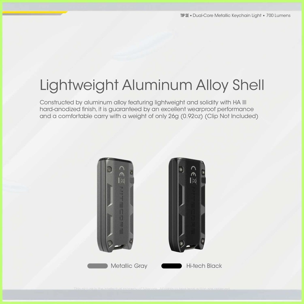 NITECORE Senter LED 2 OSRAM P8 700 Lumens - TIP SE