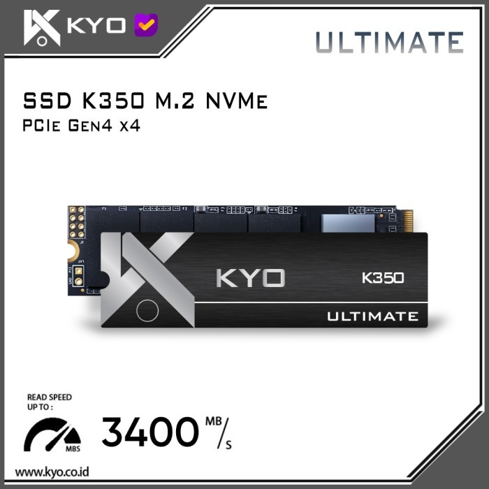 SSD KYO ULTIMATE K350 512GB M.2 NVMe Gen3 x4 SSD NVMe Gen 3