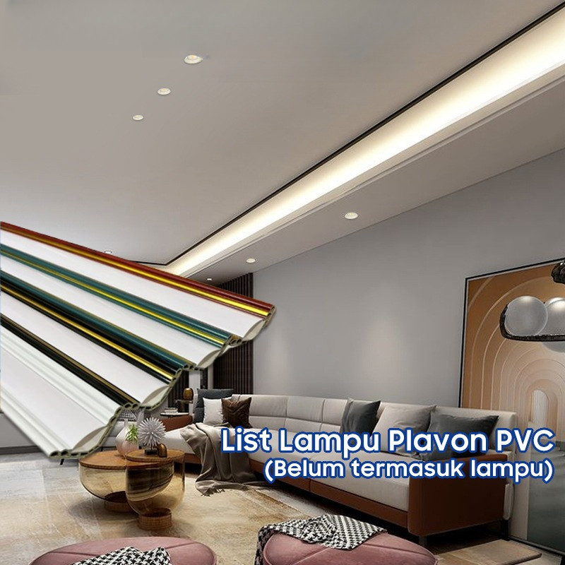 Parksonindonesia - List Lampu Plafon PVC / List Lampu LED Plafon / List Dinding Plafon Led