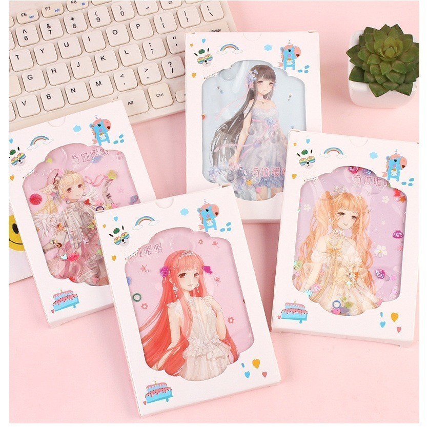 

MAOMAO Notebook Glitter Motif Kartun Buku Tulis Anak Glitter Karakter Buku Diary Kreatif Untuk Anak Anak