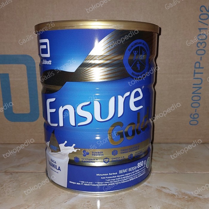 

[[PROMO]]BEST SELLER Ensure gold rasa vanilla 850 gr | susu lansia