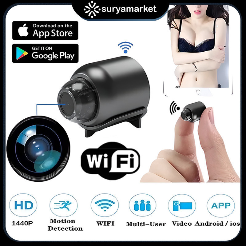 Pemotretan sudut super lebar CAMERA MINI WIFI HIDDEN CAMERA Pemotretan 4K HD CAMERA WIFI MINI HIDDEN