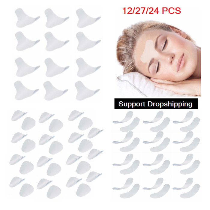 Facial Anti Wrinkle Sagging Tape Pads 12/27/24 Pcs Face Skin Care Lift Up Tape V-Shaped Face Lines M