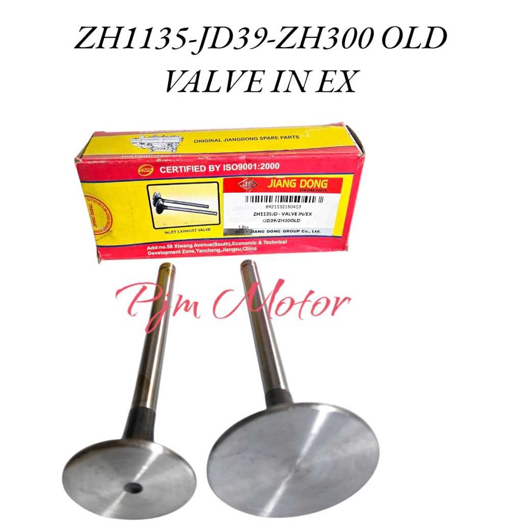 

ZH1135 VALVE IN EX klep api minyak mesin diesel jiang dong JD 39 ZH300 ORIGINAL JIANG DONG amplas