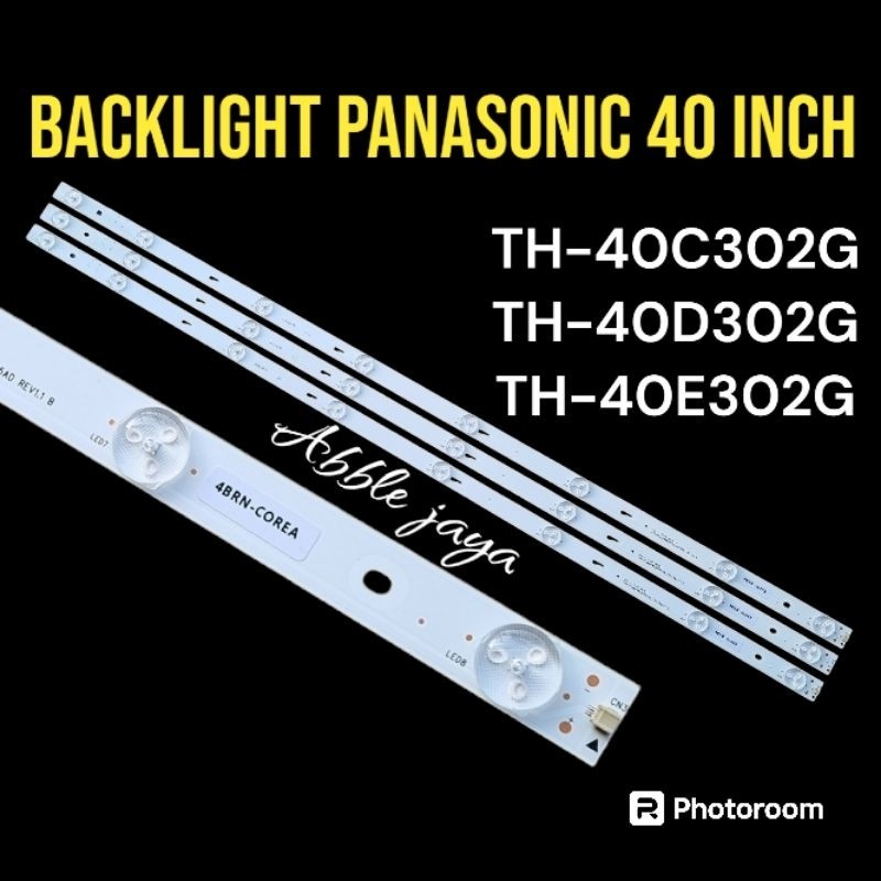 BACKLIGHT TV PANASONIC 40 INCH TH-40C304G TH-40D302G TH-40E302G