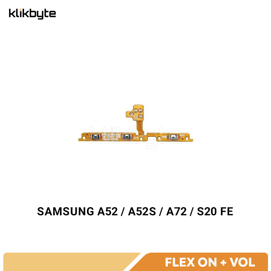 FLEXIBLE SAMSUNG A52 / A52S / A72 / S20 FE ON OFF VOLUME