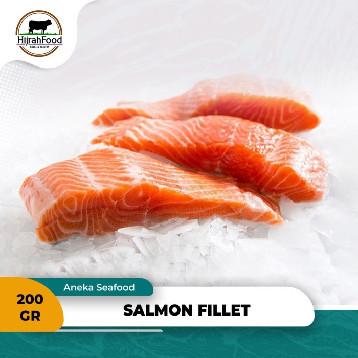 

Hijrahfood Ikan Salmon Fillet Beku | Atlantic Salmon Frozen Premium - 200 gram