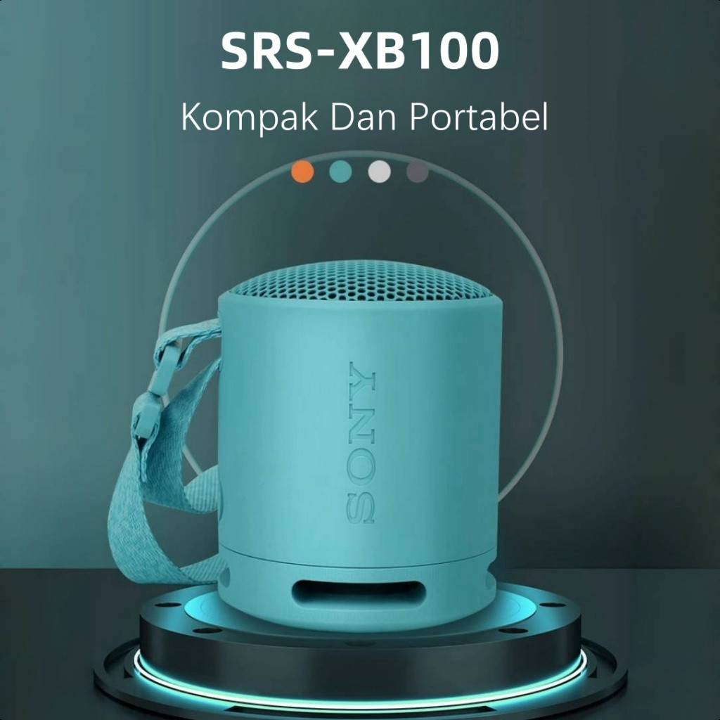 Sony SRS-XB100 Wireless Speaker Bluetooth Speaker Portable ORI Extra Super Bass Battery Up to 16h