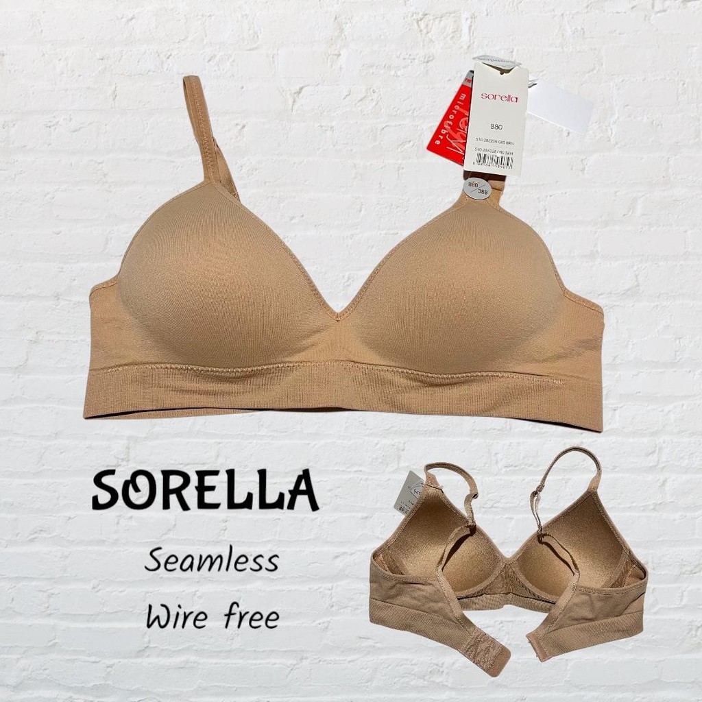 Sorella Bra Tanpa Kawat Seamless size 36B 36C 38B - SR8525