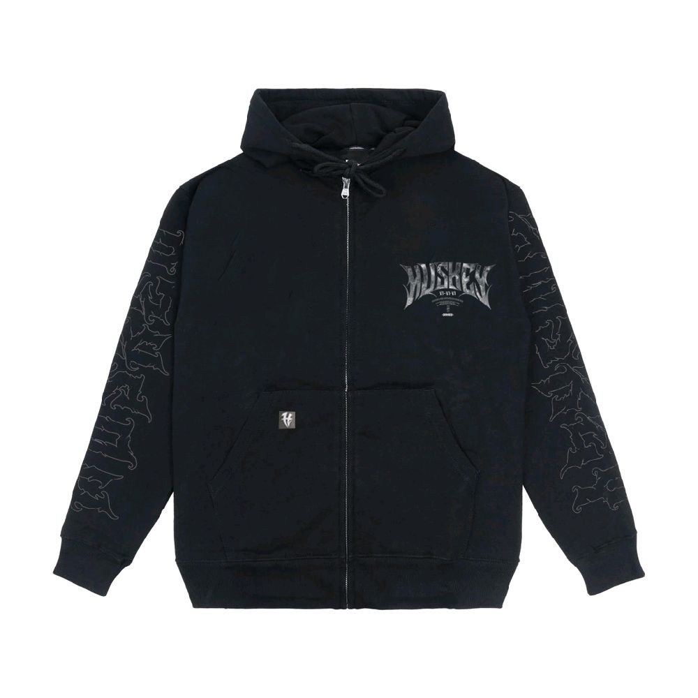Huskey Clothing - Vivivi Blk - Hoodie Zipper - jaket