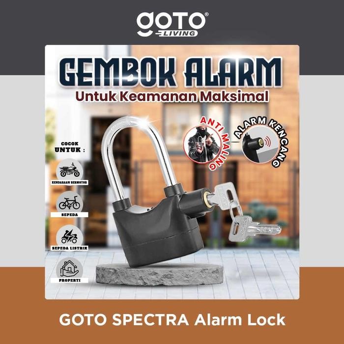 

Goto [COD] Spectra Kunci Gembok Alarm Cakram Sepeda Motor Pagar Anti Maling - BLACK