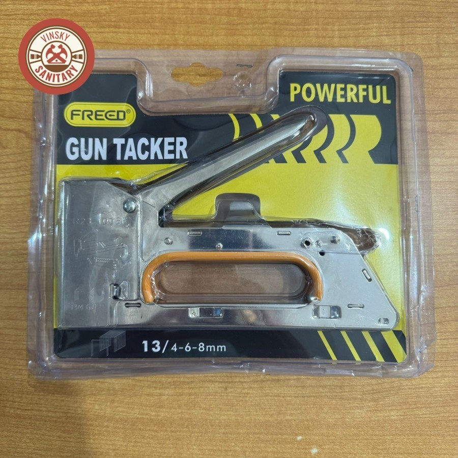 

Staples Gun Freed Stapler Gun FREED Staples Steples Tembak Jok Motor Gun Tacker Oren