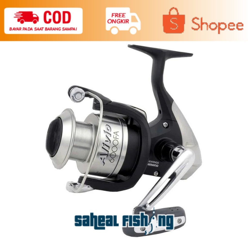 Reel Pancing Shimano Alivio 6000 & 10000 FA Original 100% - MahakamMancing