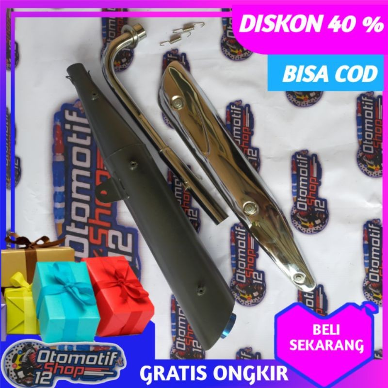 Knlpot setandar racing bobokan tsugi honda supra x 125 revo absplute karisma