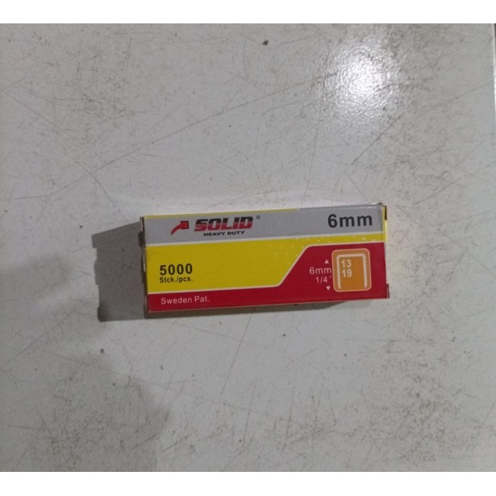 

Solid Refill Staples Tembak Jok 6 MM Isi Anak Stapler Staple Gun 6MM