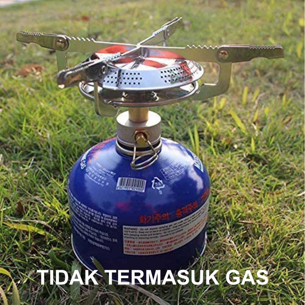 [ Perlengkapan Camping ] JO Kompor Gas Portable Mini Outdoor Ultralight Camping Stove - KL-S2