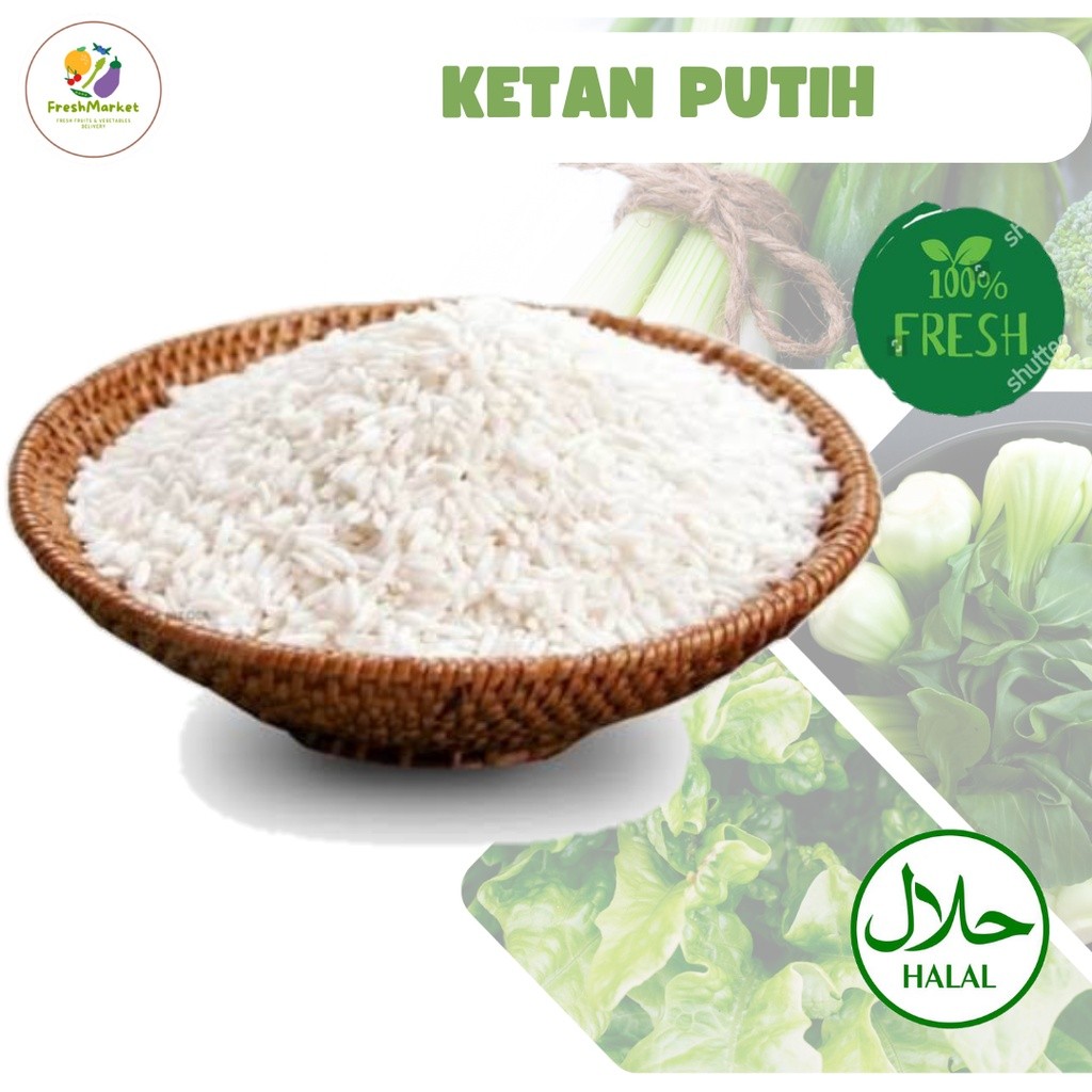 

Ketan Putih Segar 1 Kg Sayurinstant