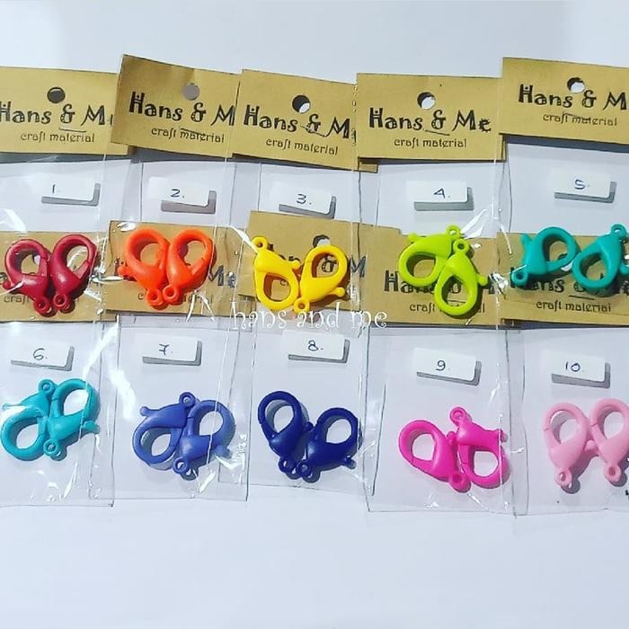 Kaitan Kokot Udang Plastik 25mm