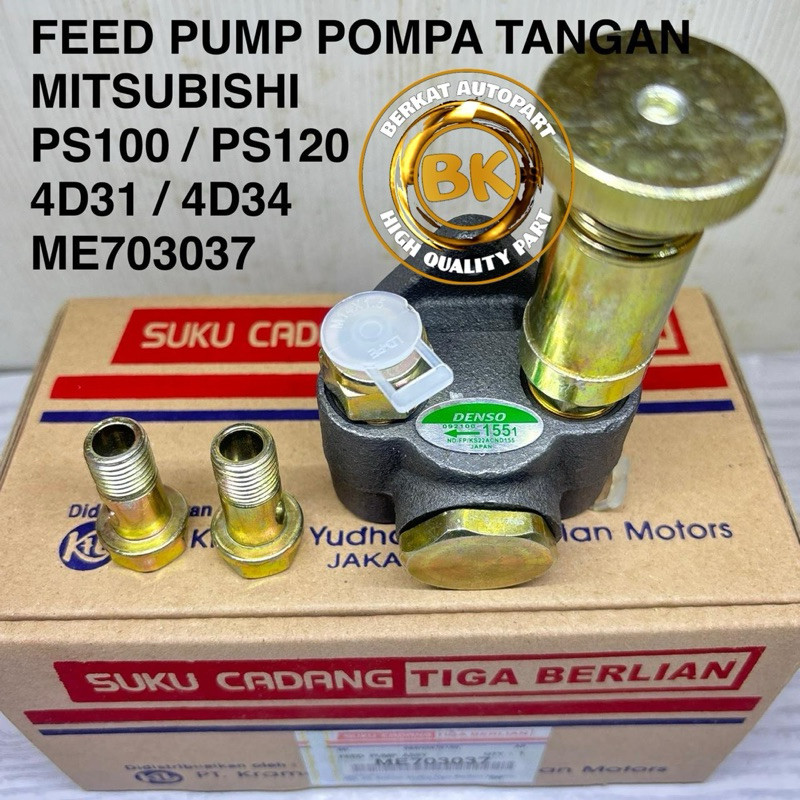 FEED PUMP ASSY POMPA SOLAR TANGAN KOMPLIT MITSUBISHI  PS100 4D31 / PS120 4D34 PS 100 120 GRADE OEM