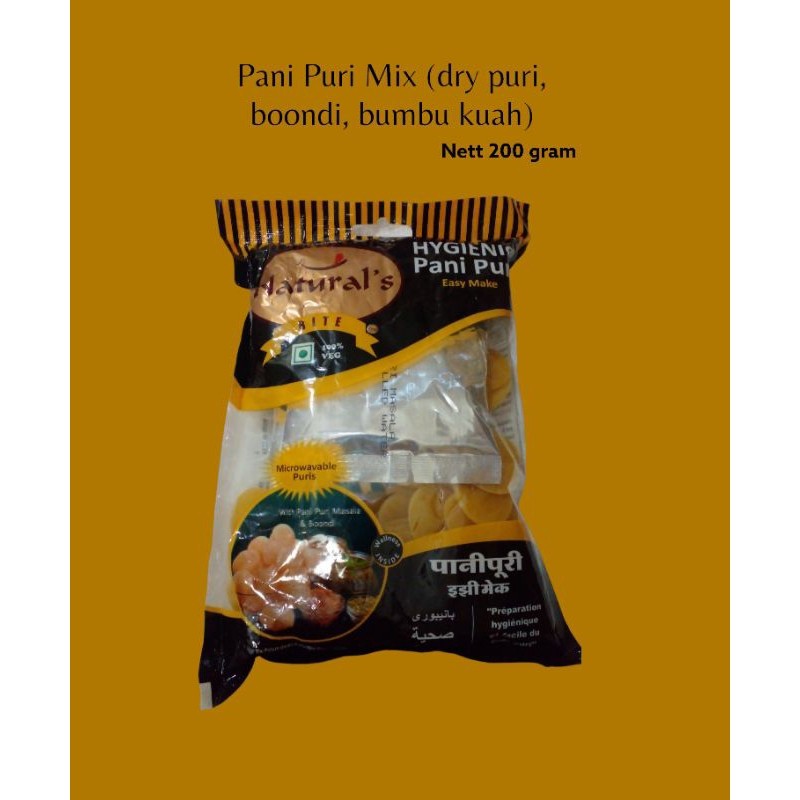 

Pani Puri Mix Lengkap bumbu dan snack