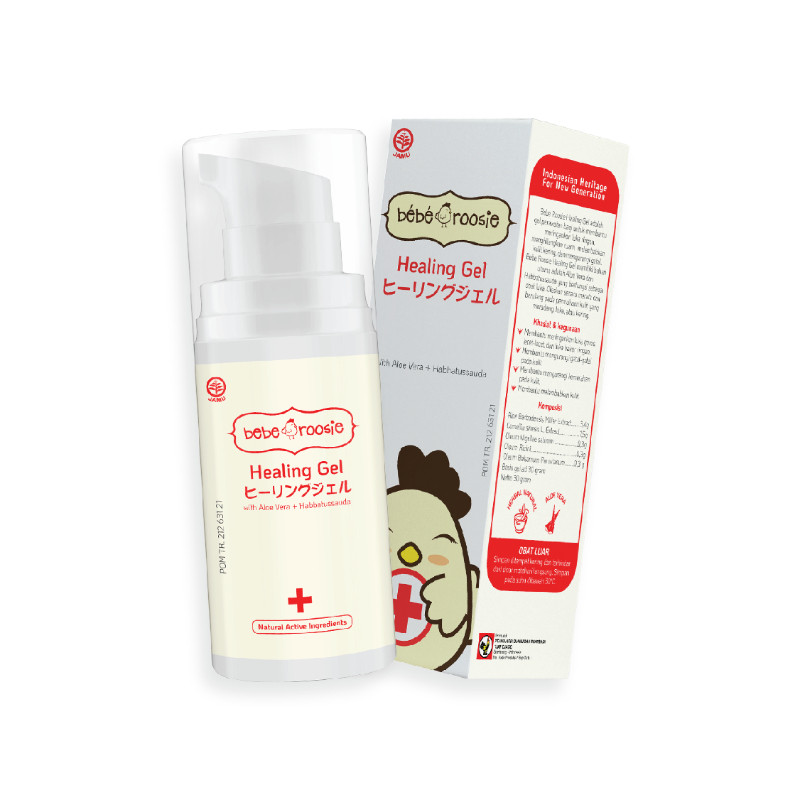 Bebe Roosie Healing Gel With Aloevera & Habbatussauda 30gr Gel Untuk Membantu Permasalahan Kulit Bay