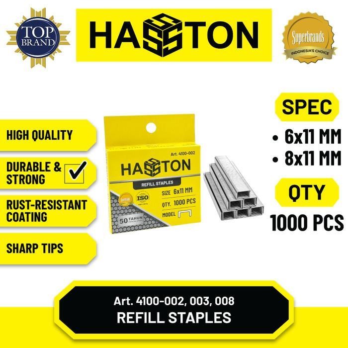 

Isi Staples Refill 8mmx11 / 6mmx11 HASSTON 4100-003-002