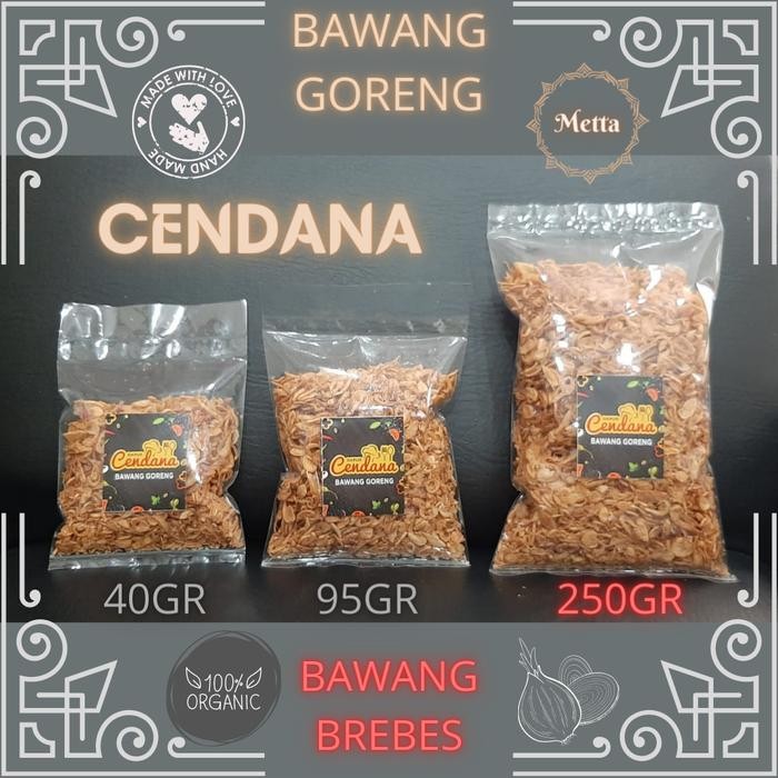 

Bawang Goreng CENDANA 250 Gram - BAWANG ASLI BREBES 100% MURNI
