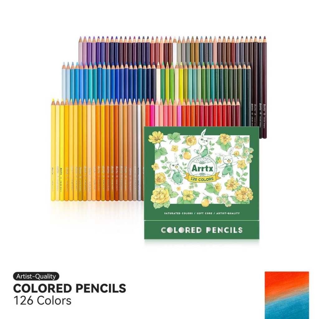 

arrtx artist colored pencil/pensil warna 126clr