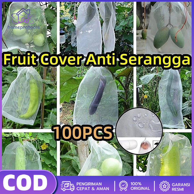 100PCS Fruit Cover/Pembungkus Buah/Fruit Cover Anti Serangga/Kantong Jaring Pembungkus/Buah Anggur/ 
