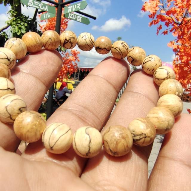 IMRON PRIBADI Produk Gelang KAYU KABOA SANCANG ASLI NGURAK 10 mm