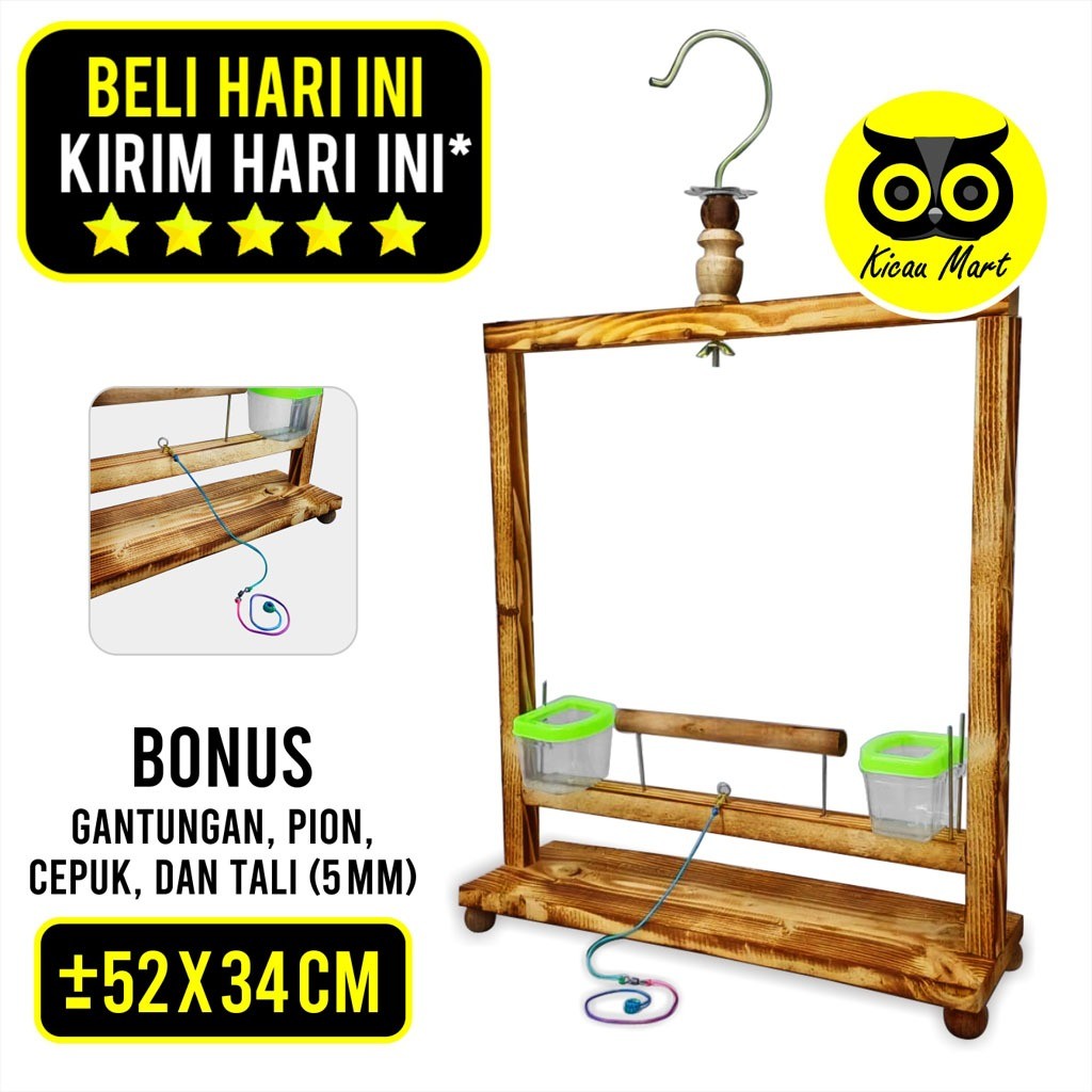 Ay00 KICAU MART Sangkar Layang Fullset Burung Kutilang Trucuk Trucukan Cucak Perkutut Kandang