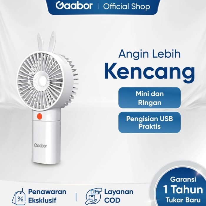 KIPAS ANGIN PORTABLE GAABOR GFHN78A KIPAS TANGAN MINIFAN GAABOR GFHN78A