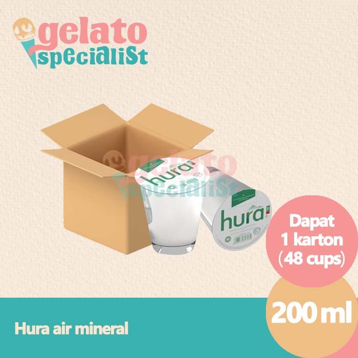 

HURA AIR MINERAL CUP 200ML (24pcs)