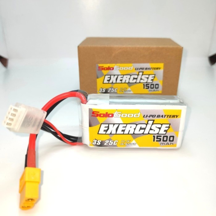 AMD99 Baterai LiPo 3S 25C 1500mAh 16.65WH EXERCISE Li-po Battery 11.1v 12.6v