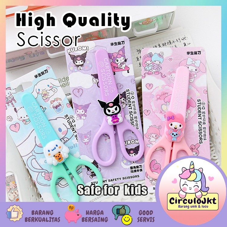 

Gunting anak Sanrio lucu cinamoroll melody mickey stella lou bagus murah