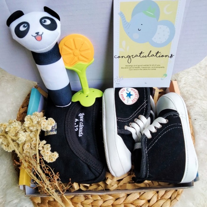 

[Best Seller] Hampres Kado Bayi Laki Laki Dan Perempuan Murah - Hitam