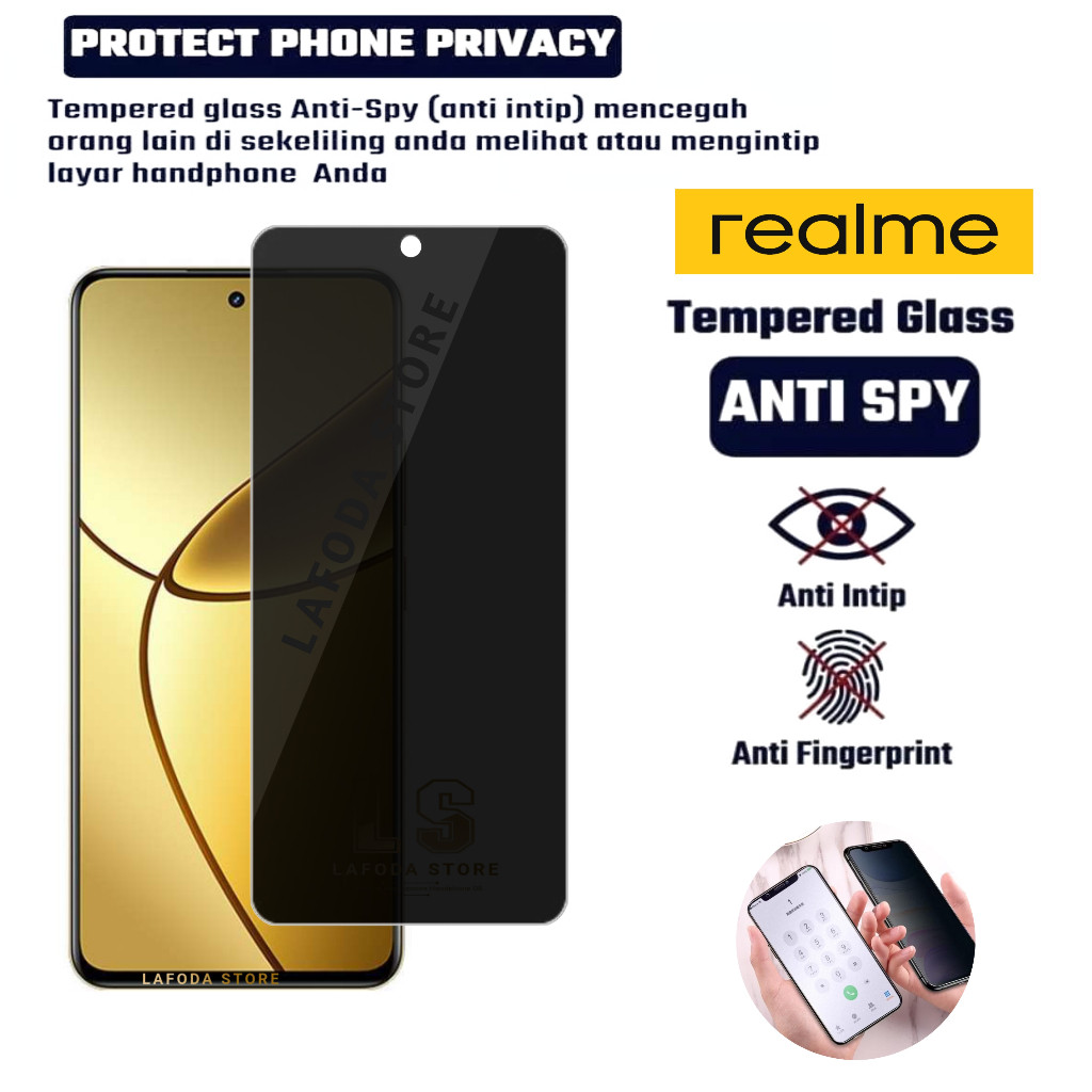 TEMPERED GLASS ANTI SPY REALME GT REALME GT MASTER REALME GT MASTER EDITION REALME GT NEO GT NEO 3
