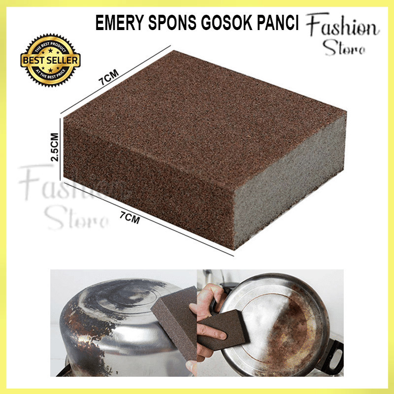 FS GROSIR EMERY SPONS PANCI / SPONS PENGGOSOK PEMBERSIH KARATAN