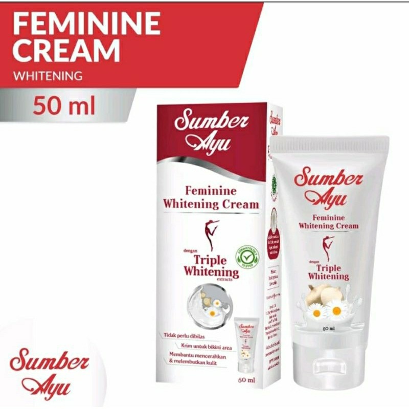 Sumber Ayu Feminine Whitening Cream / Triple Whitening