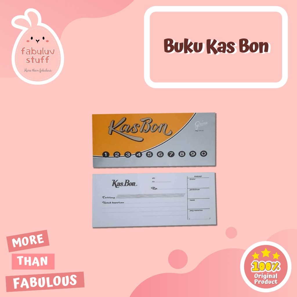 

ATK ~ Buku Kas Bon / Buku Hutang Piutang