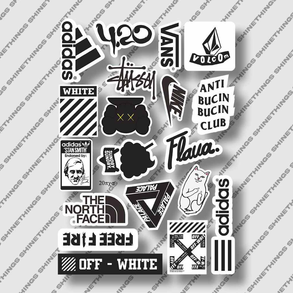 

19pcs sticker pack case hp brand hype